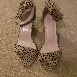 Queen George 7 1/5 leopard geeks with Velcro closure